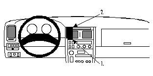 ProClip Monteringsbygel Lexus GS Serie 93-97, Centrerad ryhmässä Autohifi / Mikä sopii autooni / Lexus @ BRL Electronics (240852044)