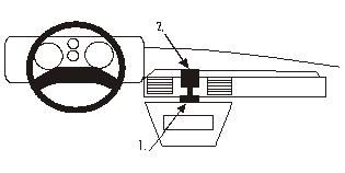 ProClip Monteringsbygel Landrover Discovery 90-93, Centrerad ryhmässä Autohifi / Mikä sopii autooni / Landrover @ BRL Electronics (240852046)