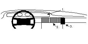 ProClip Monteringsbygel Audi V8 91-93, Centrerad ryhmässä Autohifi / Mikä sopii autooni / Audi / Audi V8 / Audi V8 1990-1993 @ BRL Electronics (240852050)