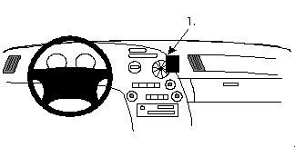 ProClip Monteringsbygel Toyota Supra 94-98, Centrerad ryhmässä Autohifi / Mikä sopii autooni / Toyota / Supra / Supra 1993-2002 @ BRL Electronics (240852060)