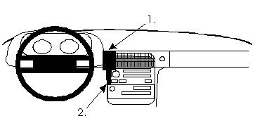 Brodit ProClip, Porsche 928 78-95 ryhmässä Autohifi / Mikä sopii autooni / Porsche / 928 / 928 1978-1995 @ BRL (240852069)