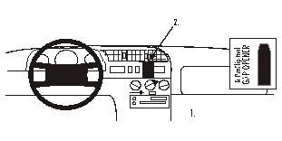 ProClip Monteringsbygel Fiat Ducato 95-01, Centrerad ryhmässä Autohifi / Mikä sopii autooni / Fiat / Ducato @ BRL Electronics (240852072)