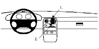 Brodit ProClip, Mazda Miata/MX-5 89-93 ryhmässä Autohifi / Mikä sopii autooni / Mazda / Mazda MX5 / Mazda MX5 1990-1998 (NA) @ BRL (240852093)
