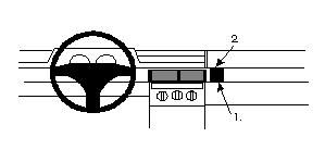 ProClip Monteringsbygel Fiat Tipo 92-95, Vinklad ryhmässä Autohifi / Mikä sopii autooni / Fiat / Tipo @ BRL Electronics (240852123)