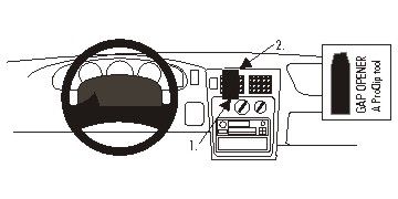 ProClip Monteringsbygel Toyota Tacoma 95-04, Centrerad ryhmässä Autohifi / Mikä sopii autooni / Toyota / Tacoma / tacoma 1995-2004 @ BRL Electronics (240852253)