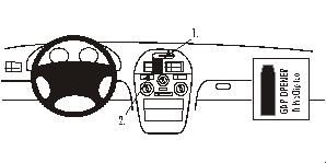 Mitsubishi Carisma 96-98, Centrerad ryhmässä Autohifi / Mikä sopii autooni / Mitsubishi / Carisma @ BRL (240852295)