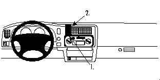 Mitsubishi L200/Pick Up 97-05, Centrerad ryhmässä Autohifi / Mikä sopii autooni / Mitsubishi / L200 @ BRL (240852414)