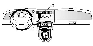 Brodit ProClip, Jaguar XK8 / XKR/XK-Series 97-06 ryhmässä Autohifi / Mikä sopii autooni / Jaguar @ BRL (240852429)