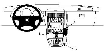 Brodit ProClip, Mercedes Benz SLK-Class 97-04 ryhmässä Autohifi / Mikä sopii autooni / Mercedes / SLK / SLK 1997-2004 @ BRL (240852495)
