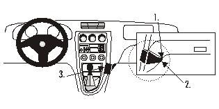 ProClip Monteringsbygel Alfa Romeo 156 98-01, Vinklad, låg ryhmässä Autohifi / Mikä sopii autooni / Alfa Romeo @ BRL Electronics (240852517)