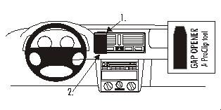 Volkswagen Golf IV/Bora 98-03, Center ryhmässä Autohifi / Mikä sopii autooni / Volkswagen / Golf / Golf Mk4 1998-2004 / Muut Golf Mk4 1998-2004 @ BRL (240852526)