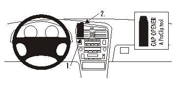 ProClip Monteringsbygel Lexus GS Serie 98-05, Centrerad ryhmässä Autohifi / Mikä sopii autooni / Lexus @ BRL Electronics (240852540)