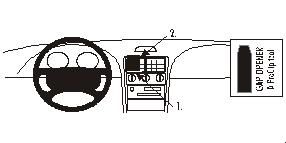 Ford Mustang 95-04, Centrerad