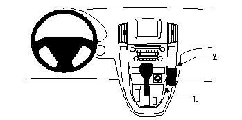 ProClip Monteringsbygel Lexus RX Serie 99-03, Vinklad ryhmässä Autohifi / Mikä sopii autooni / Lexus @ BRL Electronics (240852614)