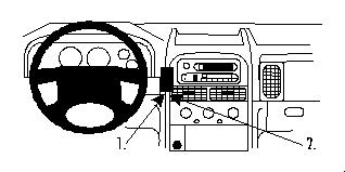 Brodit ProClip, Jeep Grand Cherokee 99-04 ryhmässä Autohifi / Mikä sopii autooni / Jeep / Jeep Grand Cherokee @ BRL (240852650)