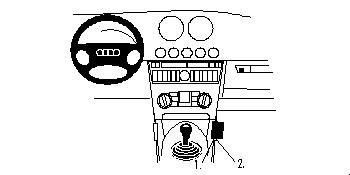 ProClip Monteringsbygel Audi TT 99-06, Vinklad ryhmässä Autohifi / Mikä sopii autooni / Audi / Audi TT / Audi TT 1999-2006 @ BRL Electronics (240852676)