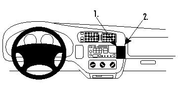 Brodit ProClip, Oldsmobile Bravada 98-05 ryhmässä Uutuudet @ BRL (240852679)