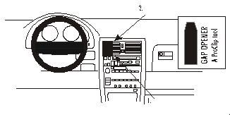 ProClip Monteringsbygel Lexus LS Serie 90-94, Centrerad ryhmässä Autohifi / Mikä sopii autooni / Lexus @ BRL Electronics (240852748)
