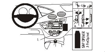 Ford Focus 99-04, Vinklad ryhmässä Autohifi / Mikä sopii autooni / Ford / Focus / Focus 1998-2004 / Muut asiat Focus 1998-2004 @ BRL (240852788)
