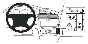 ProClip Monteringsbygel Nissan Primera 00-01, Vinklad ryhmässä Autohifi / Mikä sopii autooni / Nissan / Primera @ BRL Electronics (240852797)