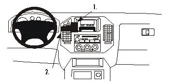 Mitsubishi Pajero 00-06, Centrerad ryhmässä Autohifi / Mikä sopii autooni / Mitsubishi / Pajero @ BRL (240852879)