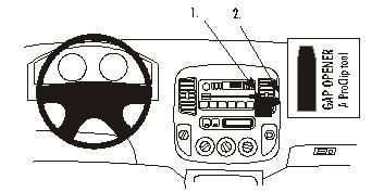 ProClip Monteringsbygel Ford Maverick 01-07 ryhmässä Autohifi / Mikä sopii autooni / Ford / Maverick / Maverick 1993-2003 @ BRL Electronics (240852899)