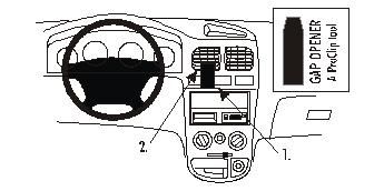 ProClip Monteringsbygel Kia Rio 01-05, Centrerad ryhmässä Autohifi / Mikä sopii autooni / Kia / Rio / Rio 2000-2005 @ BRL Electronics (240852914)