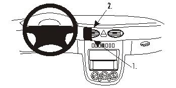 Brodit ProClip, Mercedes Benz A-Class 01-04 ryhmässä Autohifi / Mikä sopii autooni / Mercedes / A-luokka / A-luokka W168 1997-2004 @ BRL (240852947)