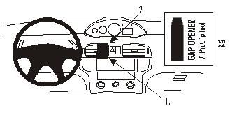 ProClip Monteringsbygel Hyundai Matrix 02-11, Centrerad ryhmässä Autohifi / Mikä sopii autooni / Hyundai / Matrix / Matrix 2005- @ BRL Electronics (240852953)