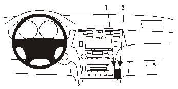 ProClip Monteringsbygel Lexus ES Serie 02-06, Vinklad ryhmässä Autohifi / Mikä sopii autooni / Lexus @ BRL Electronics (240852956)