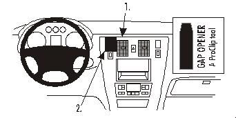 ProClip Monteringsbygel Hyundai Terracan 02-07, Centrerad ryhmässä Autohifi / Mikä sopii autooni / Hyundai / Terracan / Terracan 2001-2007 @ BRL Electronics (240853003)