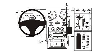 ProClip Monteringsbygel Hyundai Coupé 02-09, Vinklad ryhmässä Autohifi / Mikä sopii autooni / Hyundai / Coupe / Coupe 1996-2001 @ BRL Electronics (240853037)