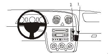 ProClip Monteringsbygel Ford Fiesta 03-05, Vinklad ryhmässä Autohifi / Mikä sopii autooni / Ford / Fiesta / Fiesta 2002-2005 @ BRL Electronics (240853055)