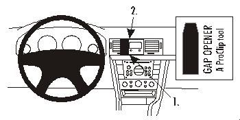Opel Signum 03-08/Opel Vectra 02-10, Centrerad ryhmässä Autohifi / Mikä sopii autooni / Opel / Signum / Signum 2004-2007 @ BRL (240853076)