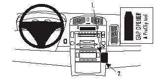Brodit ProClip, Cadillac SRX 04-06 ryhmässä Autohifi / Mikä sopii autooni / Cadillac / Cadillac SRX @ BRL (240853093)