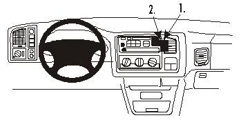 ProClip Monteringsbygel Chevrolet Avalanche 02-02, Centrerad ryhmässä Autohifi / Mikä sopii autooni / Chevrolet @ BRL (240853111)