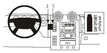 Brodit ProClip, Hummer H2 03-07 ryhmässä Autohifi / Mikä sopii autooni / Hummer @ BRL (240853216)