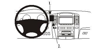 ProClip Monteringsbygel Lexus LX Serie 03-07, Centrerad ryhmässä Autohifi / Mikä sopii autooni / Lexus @ BRL Electronics (240853222)