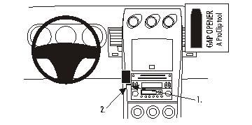 ProClip Monteringsbygel Nissan 350 Z 03-09, Centrerad ryhmässä Autohifi / Mikä sopii autooni / Nissan / 350 Z @ BRL Electronics (240853250)