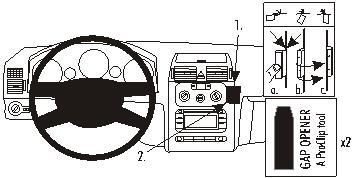Brodit ProClip, Volkswagen Touran 03-15 ryhmässä Autohifi / Mikä sopii autooni / Volkswagen / Touran / Touran 2003-2010 @ BRL (240853266)