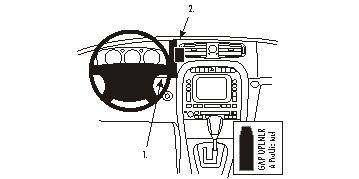 Brodit ProClip, Jaguar XJ 03-09 ryhmässä Autohifi / Mikä sopii autooni / Jaguar @ BRL (240853383)