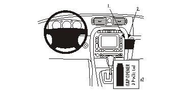 Brodit ProClip, Jaguar XJ 03-09 ryhmässä Autohifi / Mikä sopii autooni / Jaguar @ BRL (240853384)