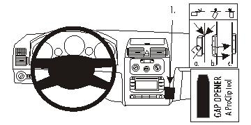 Brodit ProClip, Volkswagen Touran 03-15 ryhmässä Autohifi / Mikä sopii autooni / Volkswagen / Touran / Touran 2003-2010 @ BRL (240853417)