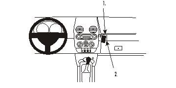 ProClip Monteringsbygel Volkswagen Beetle 98-11, Vinklad ryhmässä Autohifi / Mikä sopii autooni / Volkswagen / Beetle / Beetle 1998-2010 @ BRL Electronics (240853418)