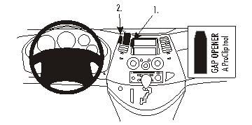 ProClip Monteringsbygel Mitsubishi Grandis 04-10, Centrerad ryhmässä Autohifi / Mikä sopii autooni / Mitsubishi @ BRL Electronics (240853488)