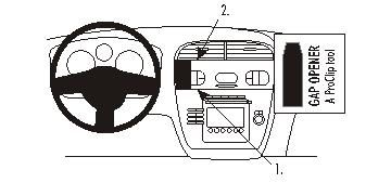 Seat Altea 04-14/Altea XL 08-15/Toledo 04-09, Centrerad