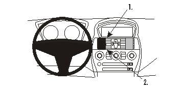 ProClip Monteringsbygel BMW 6-serie E63, E64 04-10, Centrerad ryhmässä Autohifi / Mikä sopii autooni / BMW / BMW 6 serie / BMW E63 2004-2011 @ BRL Electronics (240853541)