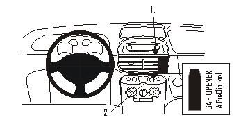 ProClip Monteringsbygel Fiat Punto 04-07, Vinklad ryhmässä Autohifi / Mikä sopii autooni / Fiat / Punto @ BRL Electronics (240853593)
