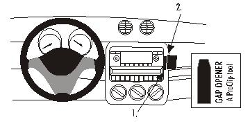 Brodit ProClip, Smart ForFour 04-06 ryhmässä Autohifi / Mikä sopii autooni / Smart @ BRL (240853651)