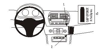 ProClip Monteringsbygel BMW Z4 03-08, Vinklad ryhmässä Autohifi / Mikä sopii autooni / BMW / BMW Z4 / BMW Z4 2006- @ BRL Electronics (240853655)